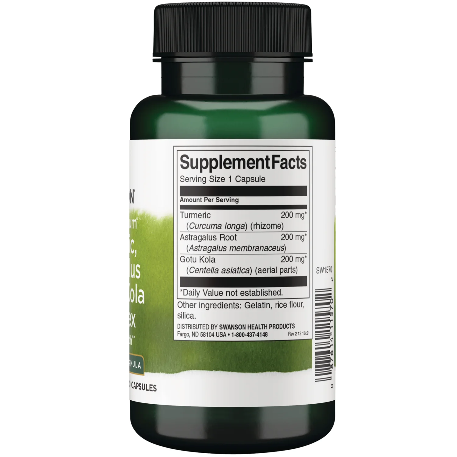 Full Spectrum Turmeric, Astragalus & Gotu Kola Complex - Image 2