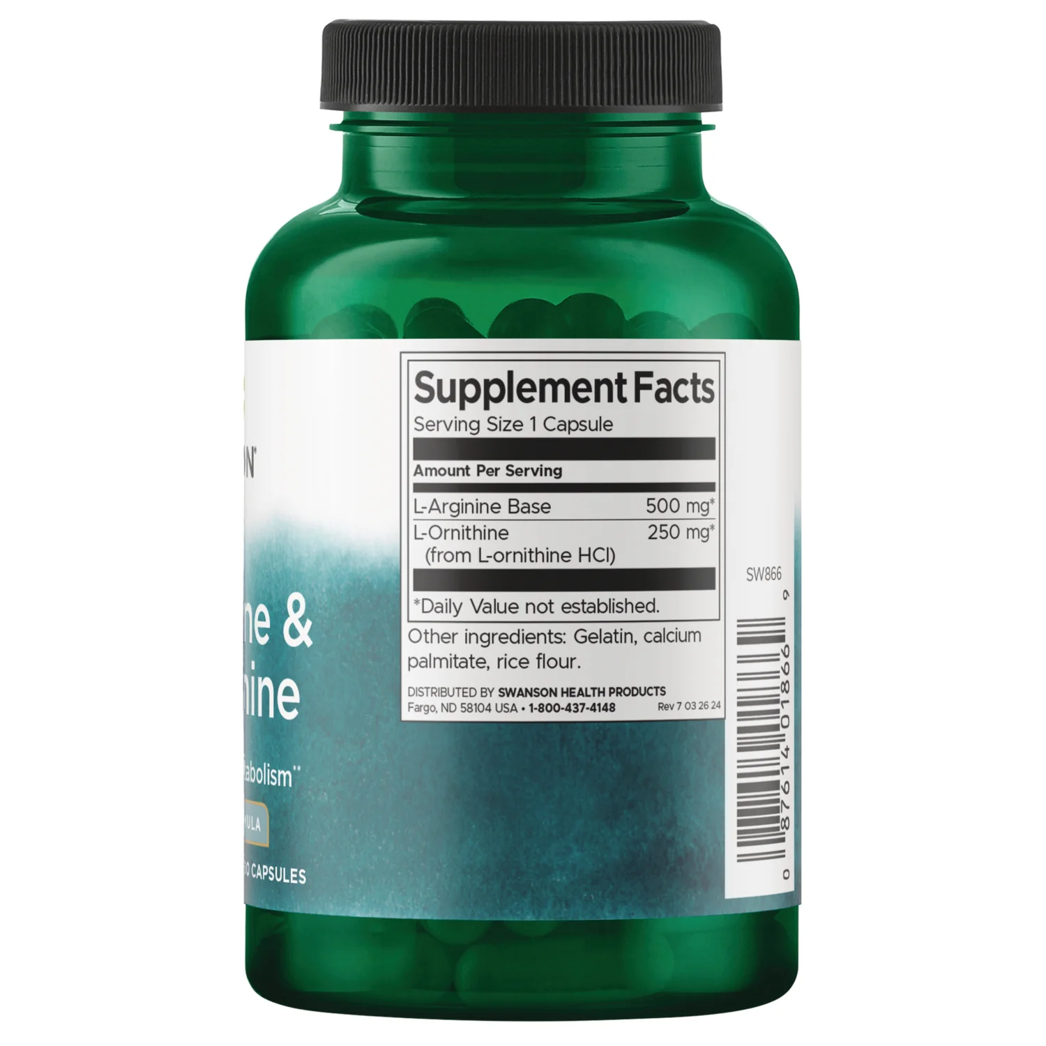 L-Arginine & L-Ornithine - 2 Pack - Image 2