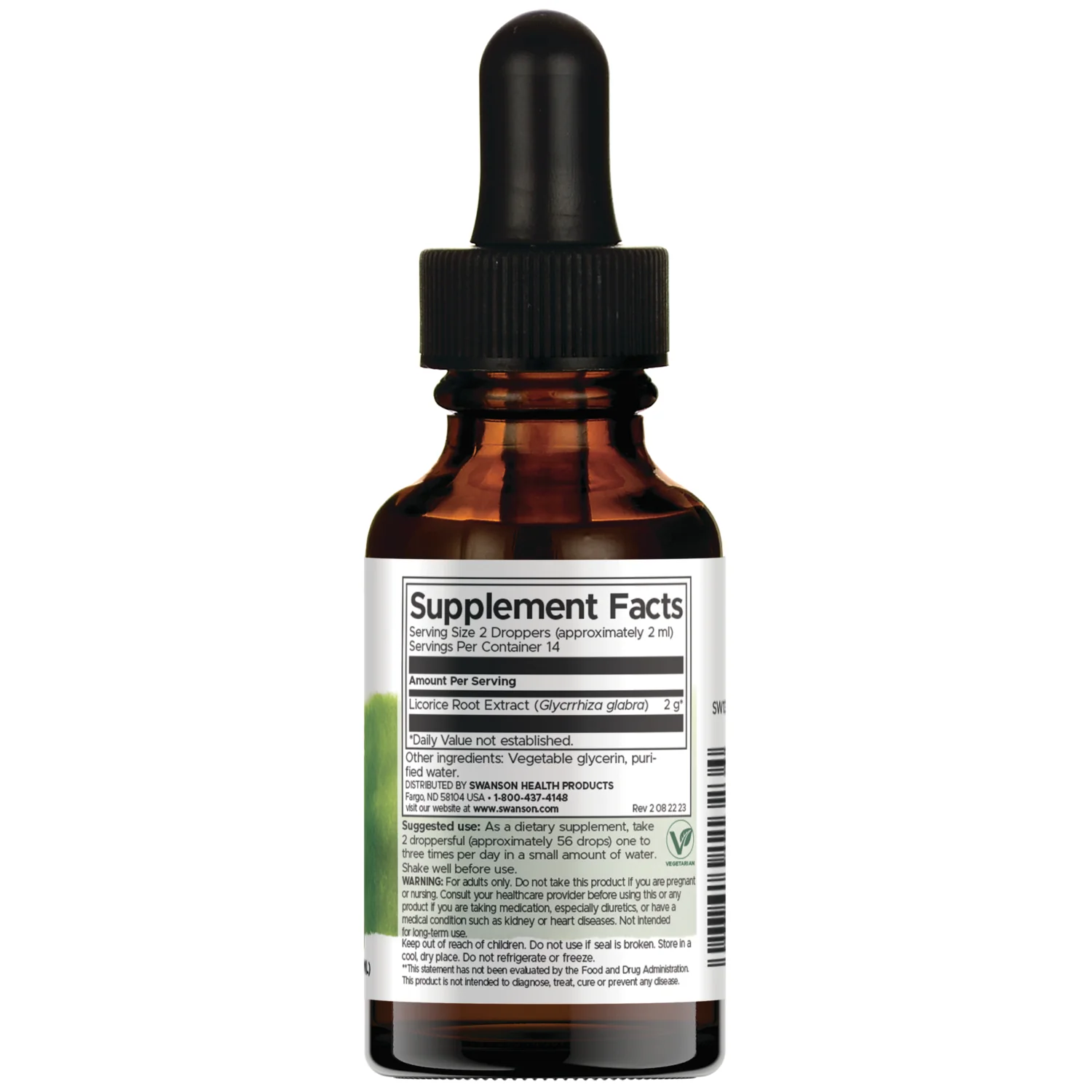 Licorice Root Liquid Extract - Alcohol & Sugar Free - Image 2