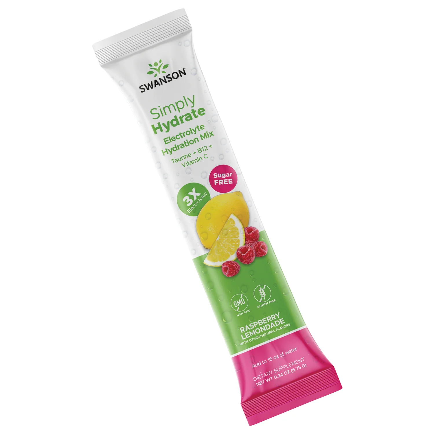 Simply Hydrate Electrolyte Hydration Mix - Raspberry Lemonade - Image 3