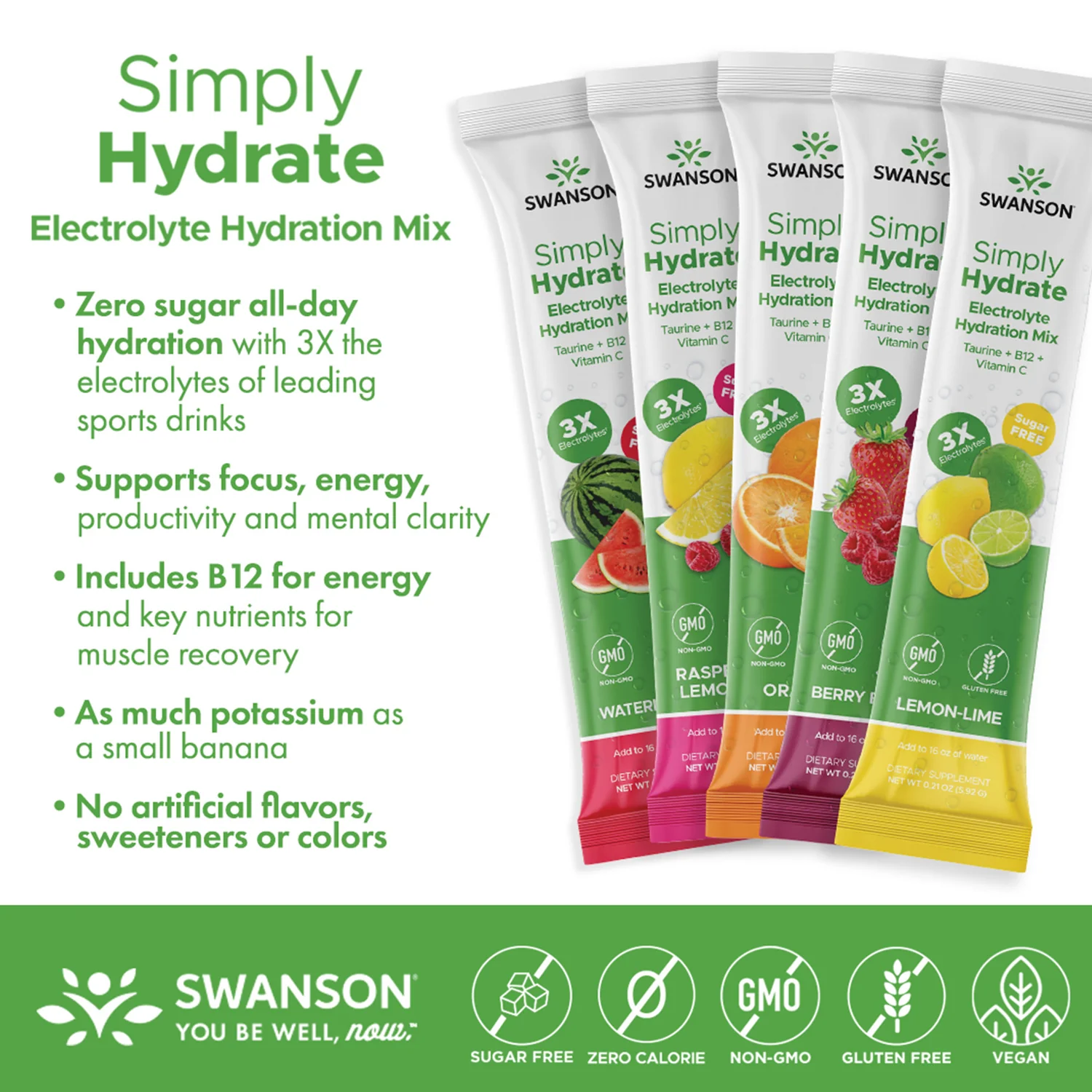 Simply Hydrate Electrolyte Hydration Mix - Variety Pack - Image 4