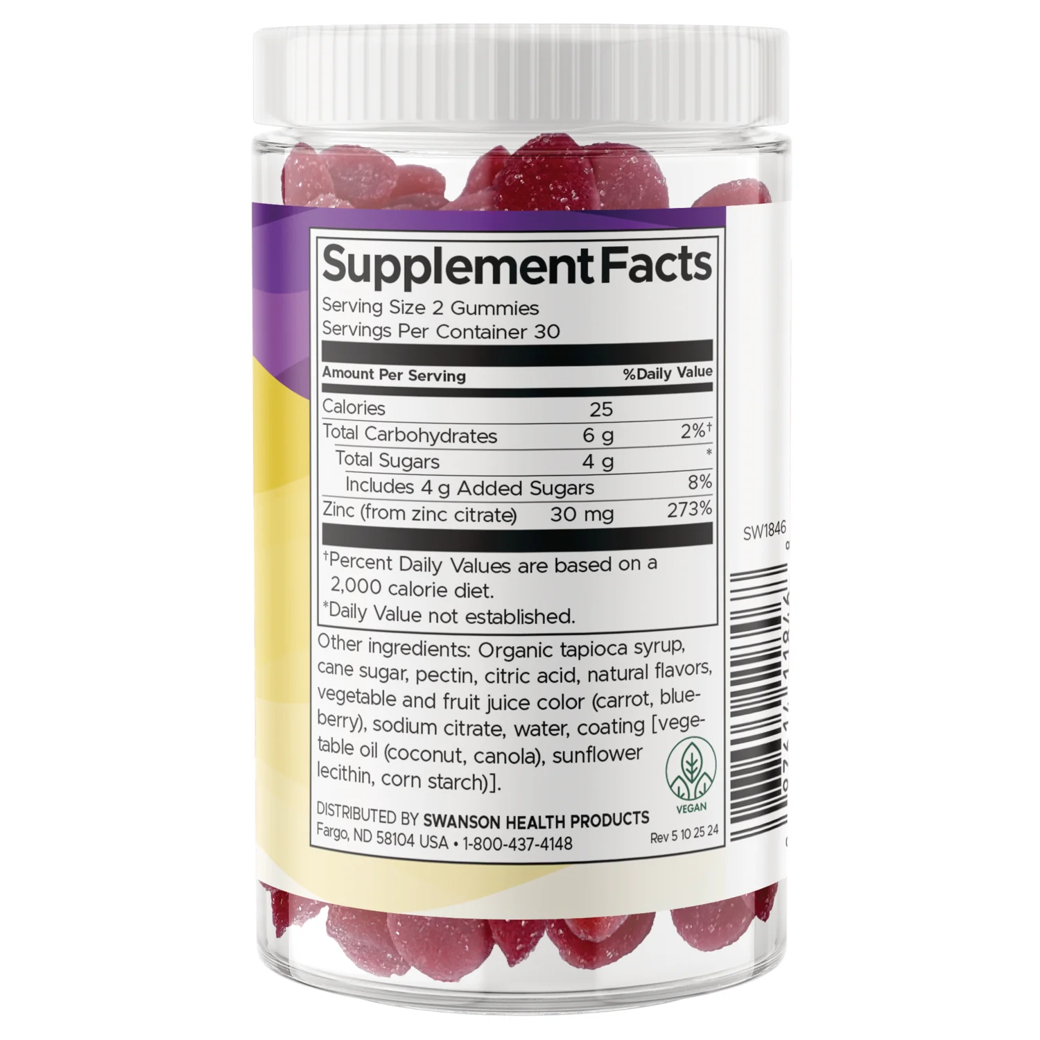 Zinc Gummies - Elderberry - Image 2