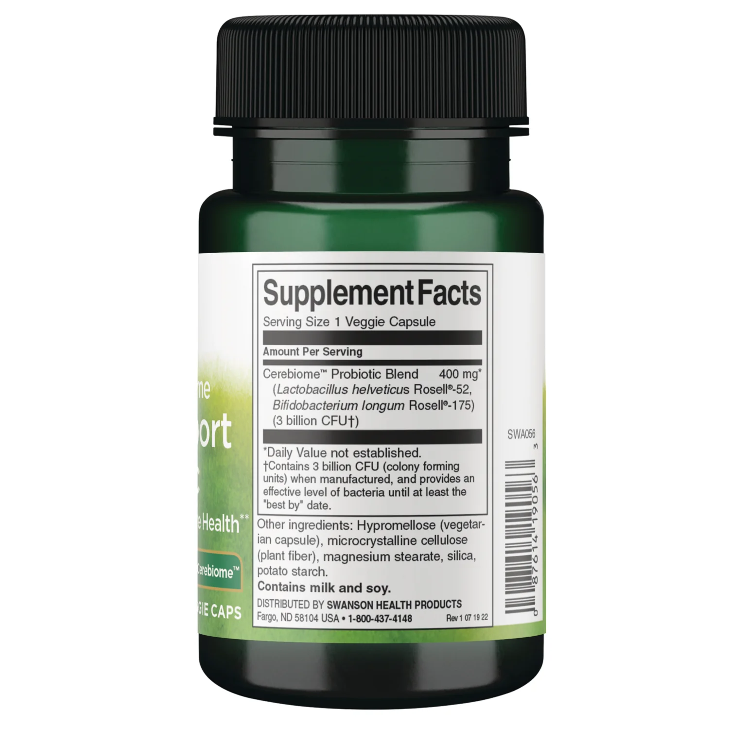 Happy Microbiome Stress Support Probiotic - Featuring Cerebiome - Image 2