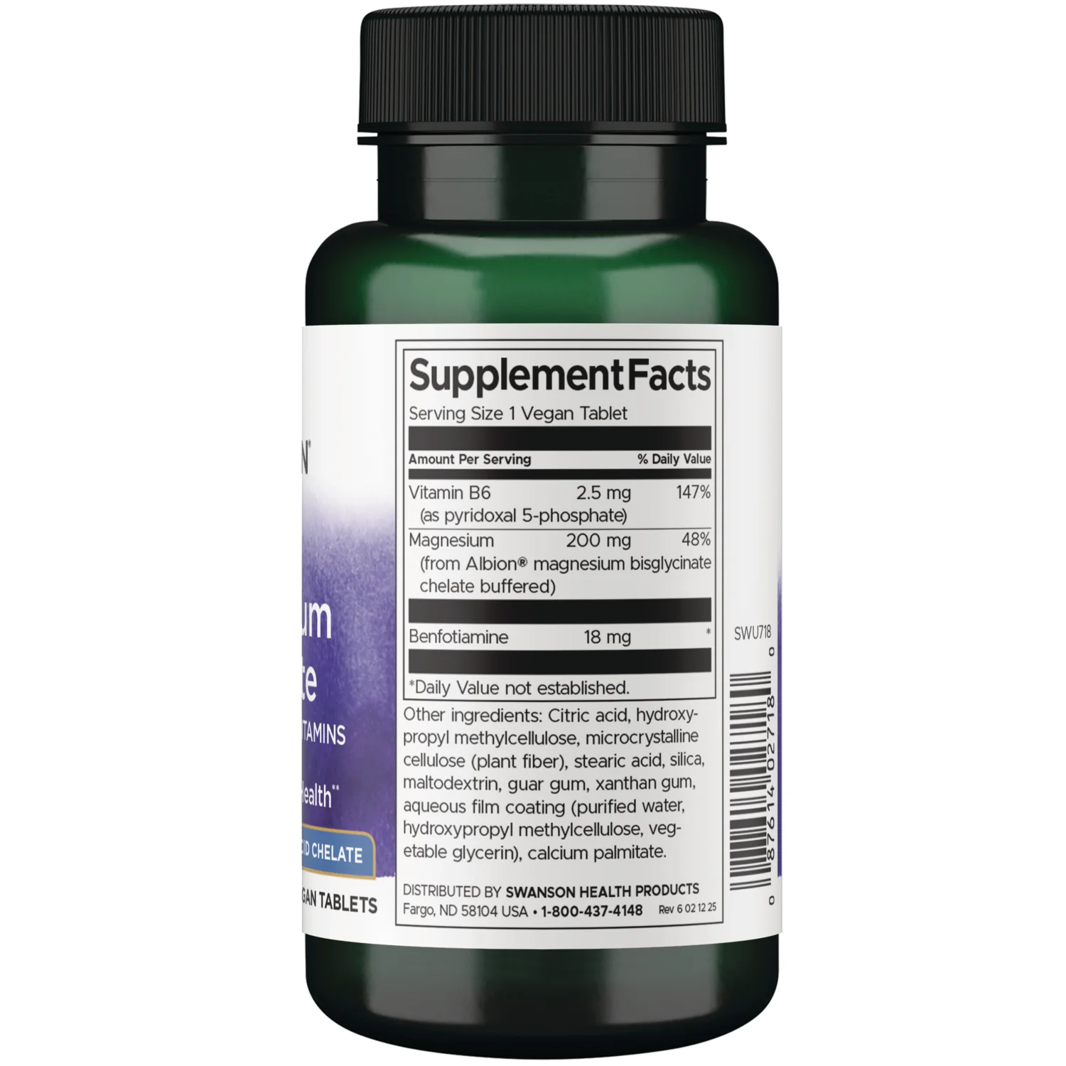 Albion Magnesium Glycinate with Activated B Vitamins - Image 2