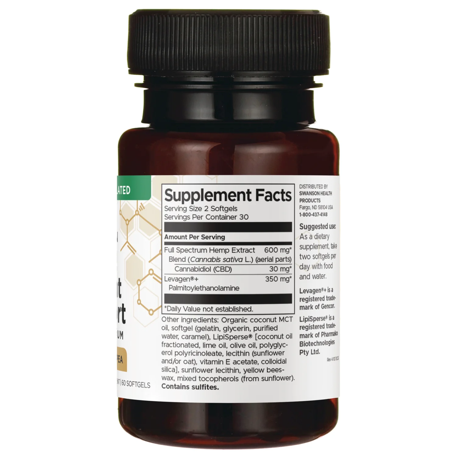 CBD + Joint Support Full Spectrum with Levagen+ PEA - Image 2