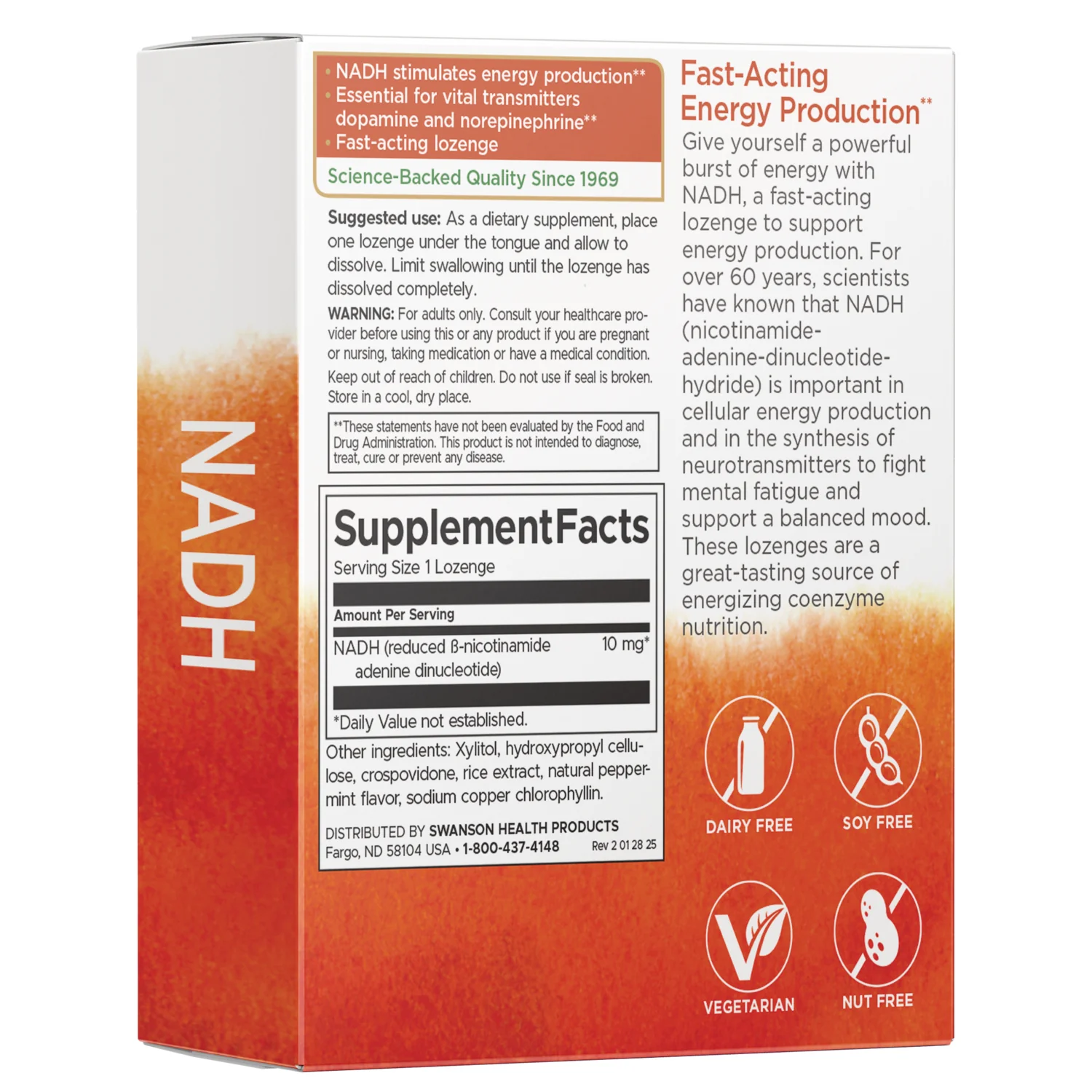 NADH - Fast-Acting Peppermint Lozenges - Image 2