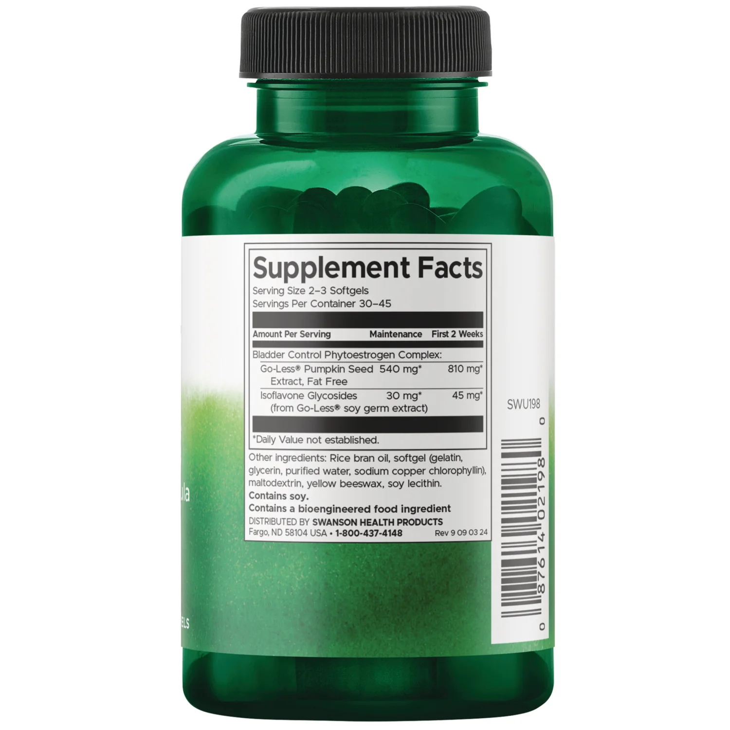 Go-Less Bladder Control Formula - Maximum Strength - Image 2
