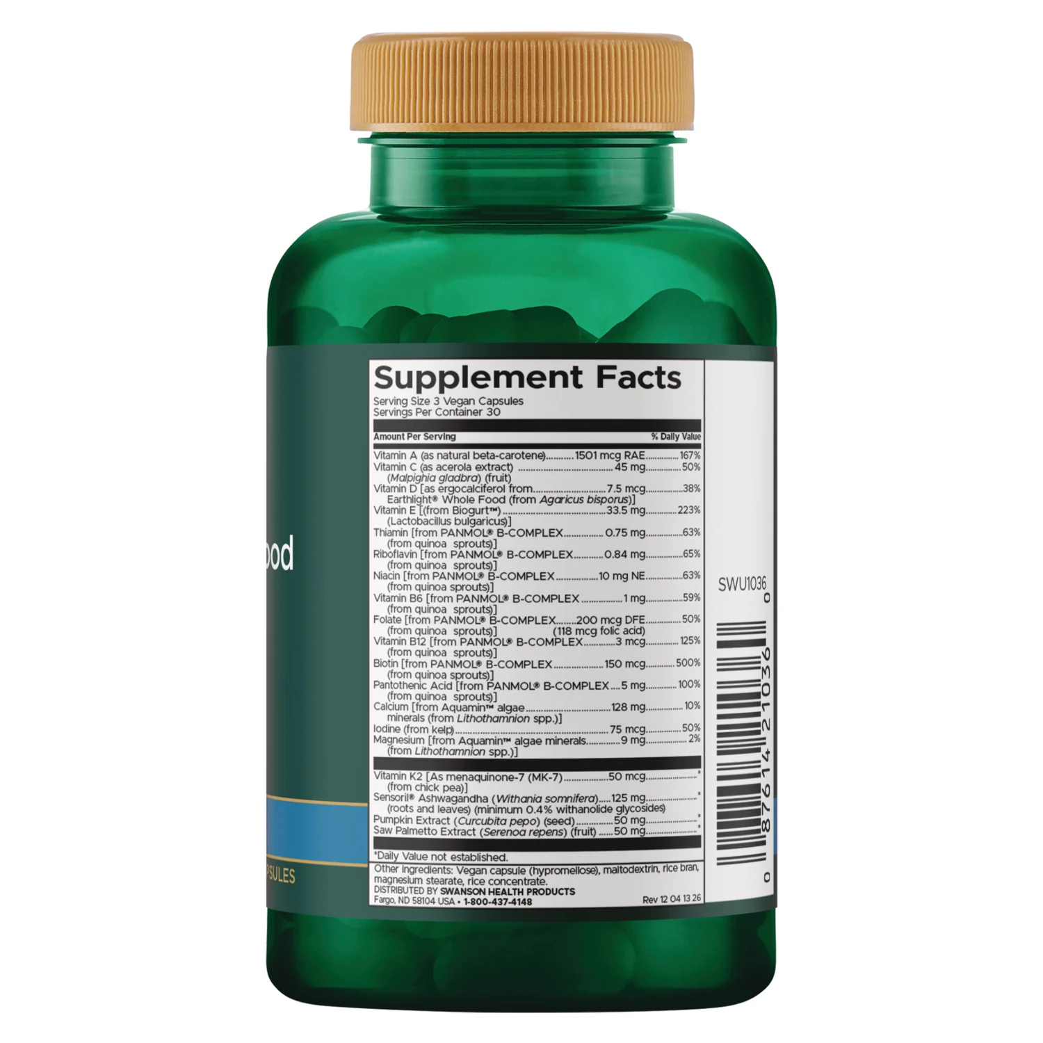 Advanced Real Food Multi Vegan - Men's Daily - Image 2