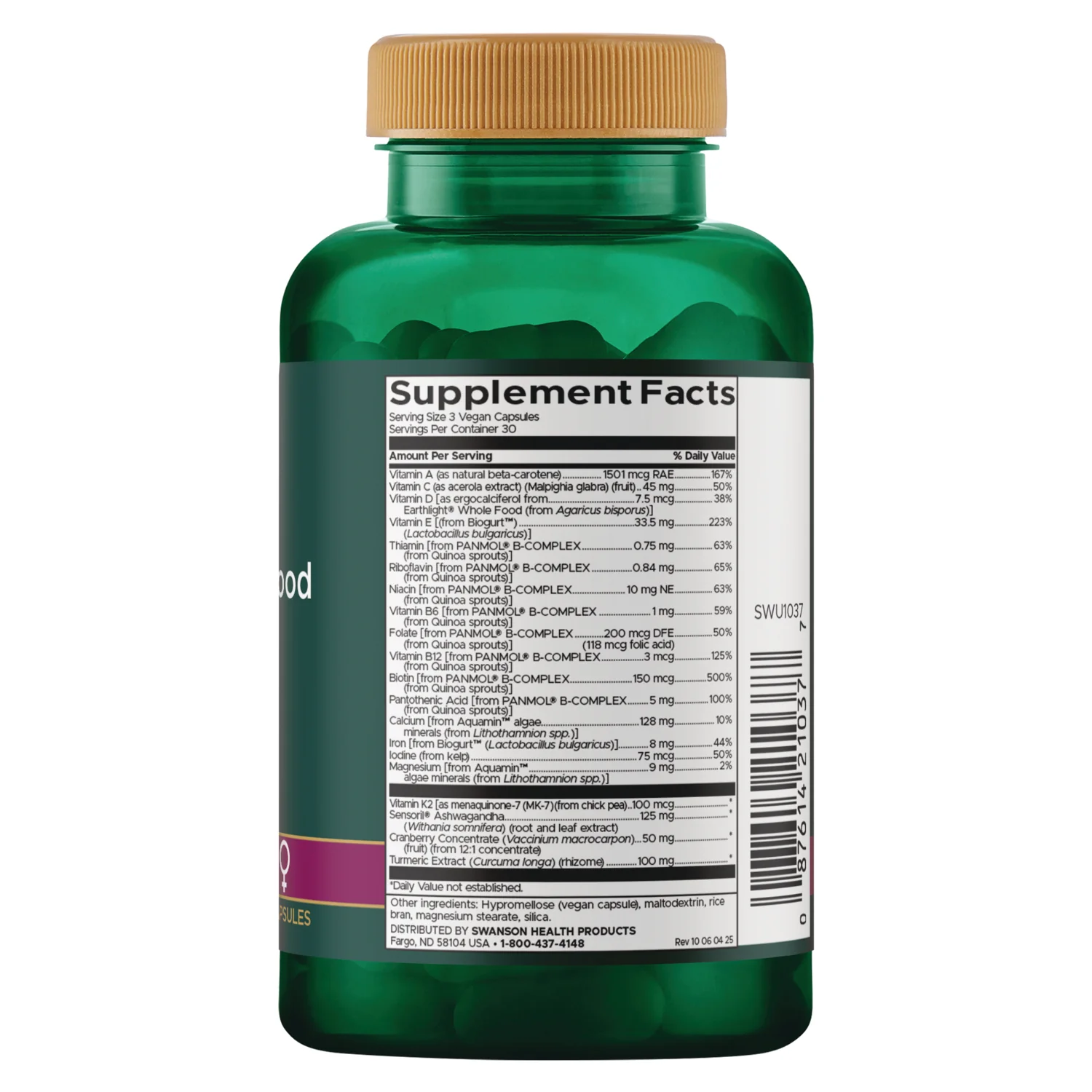 Advanced Real Food Multi Vegan - Women's Daily - Image 2