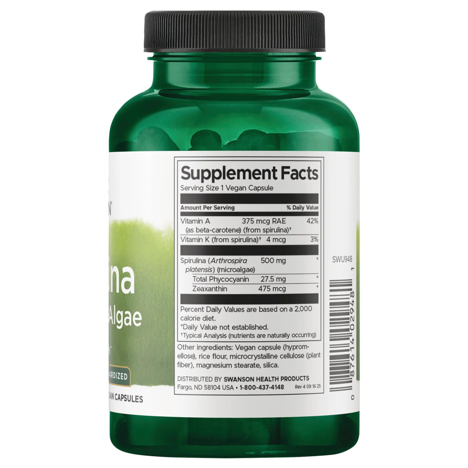 Spirulina Blue-Green Algae - Standardized - Image 2