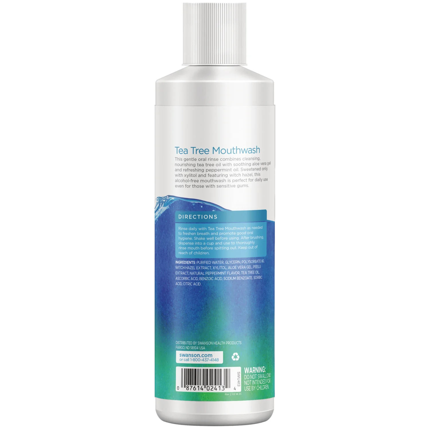 Tea Tree Mouthwash - Peppermint - Image 2