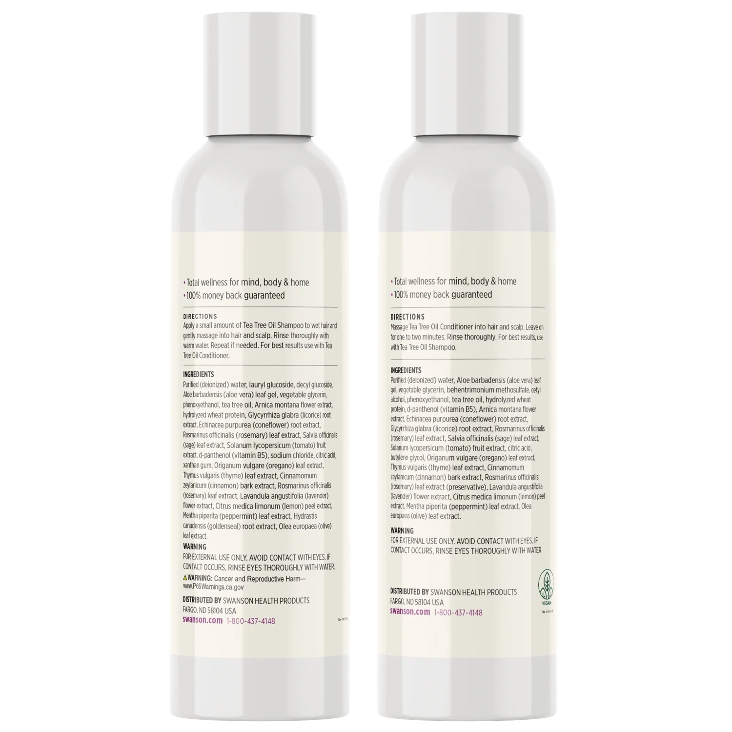 Tea Tree Oil Shampoo & Conditioner Combo Pack - Image 2