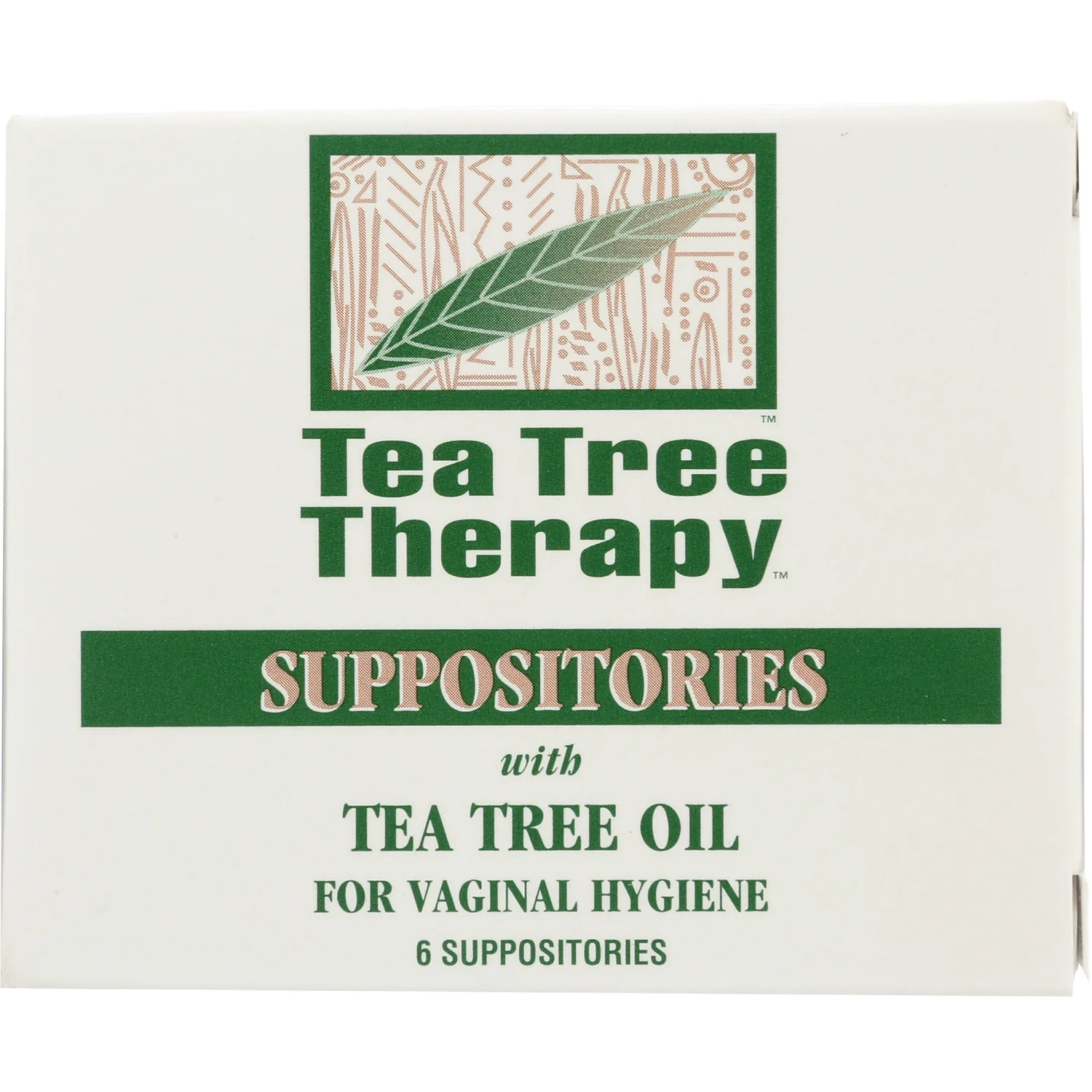 Vaginal Suppositories with Tea Tree Oil