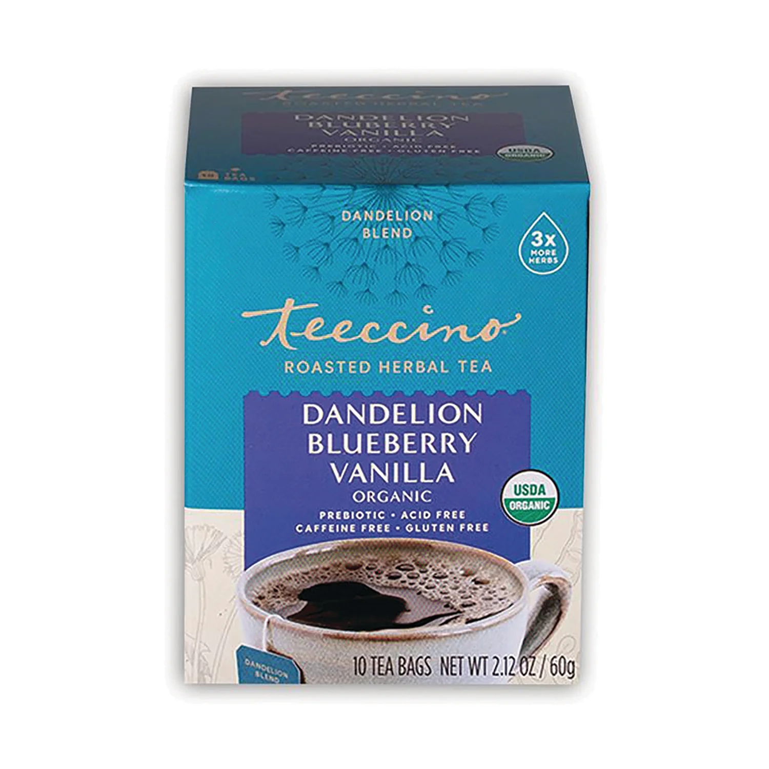 Roasted Herbal Tea - Dandelion Blueberry Vanilla