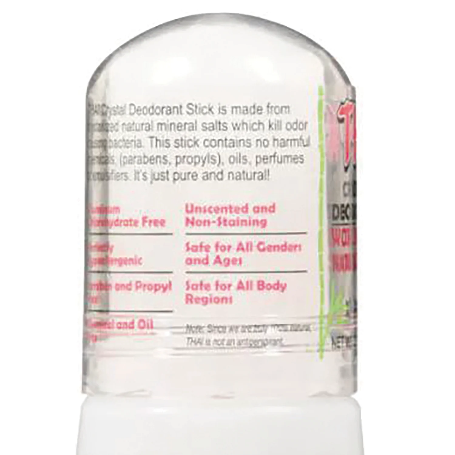 Thai Crystal Deodorant Stick - Unscented - Image 3
