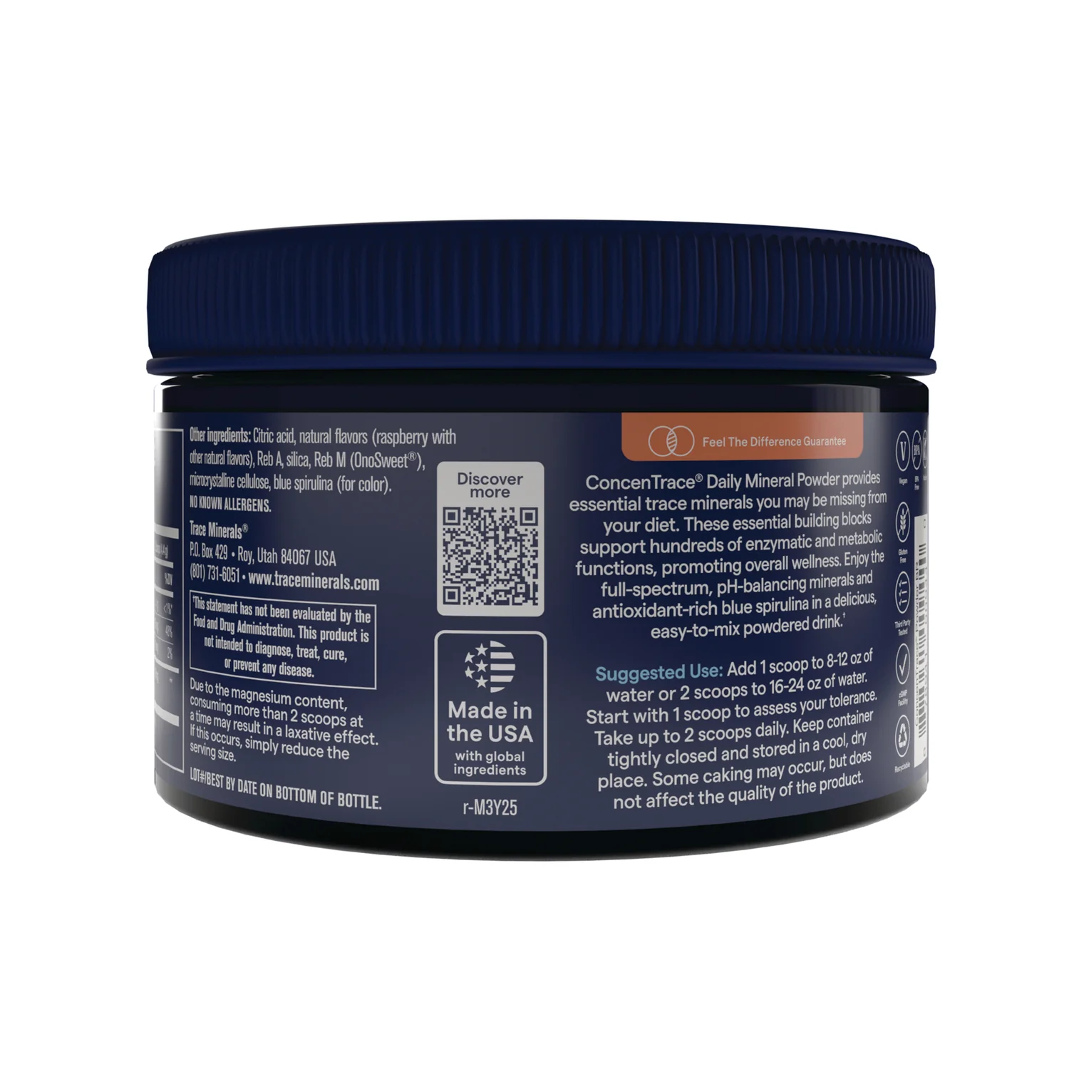 ConcenTrace Daily Mineral Powder - Blue Raspberry - Image 3