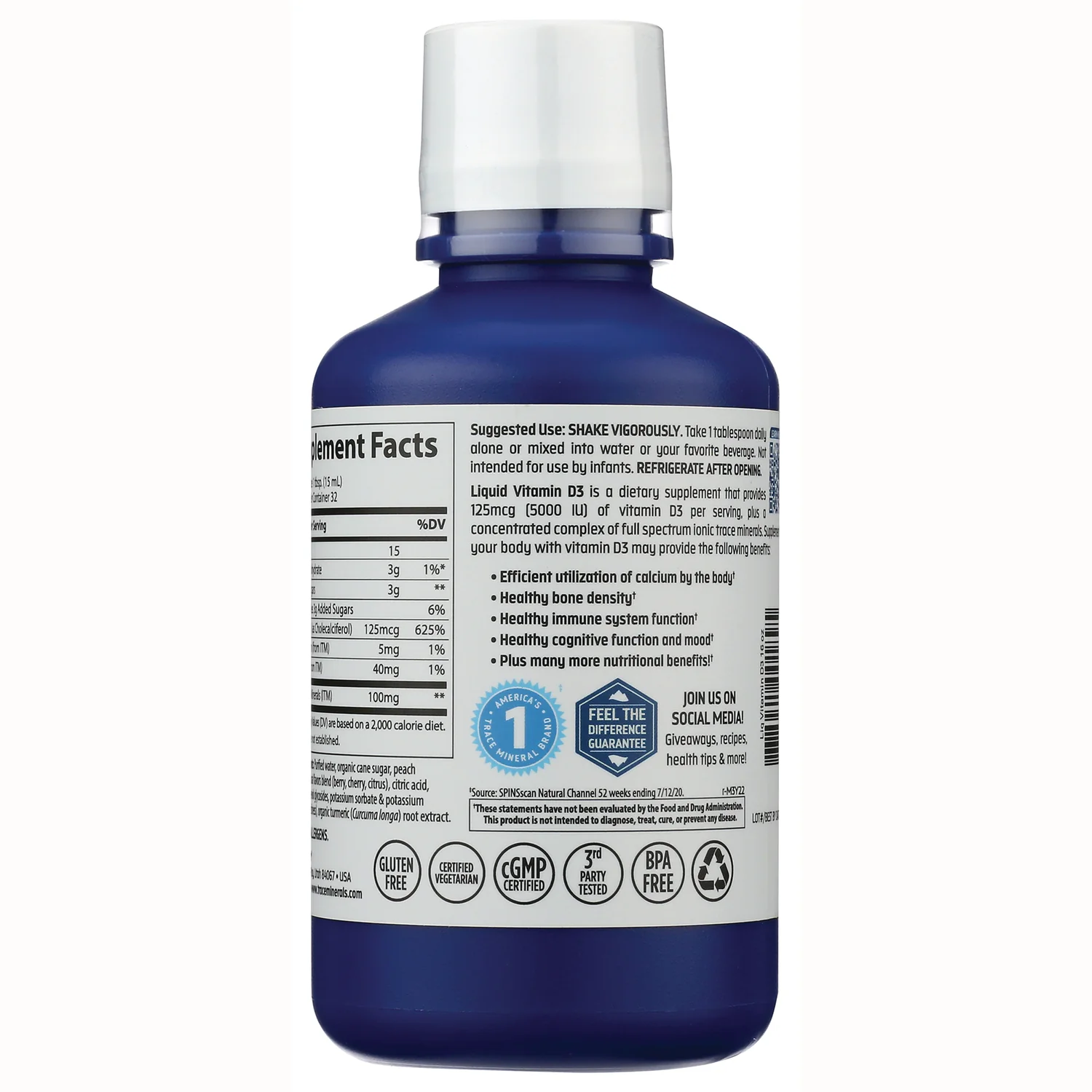 Liquid Vitamin D3 + Ionic Trace Minerals - Tropical Cherry - Image 3