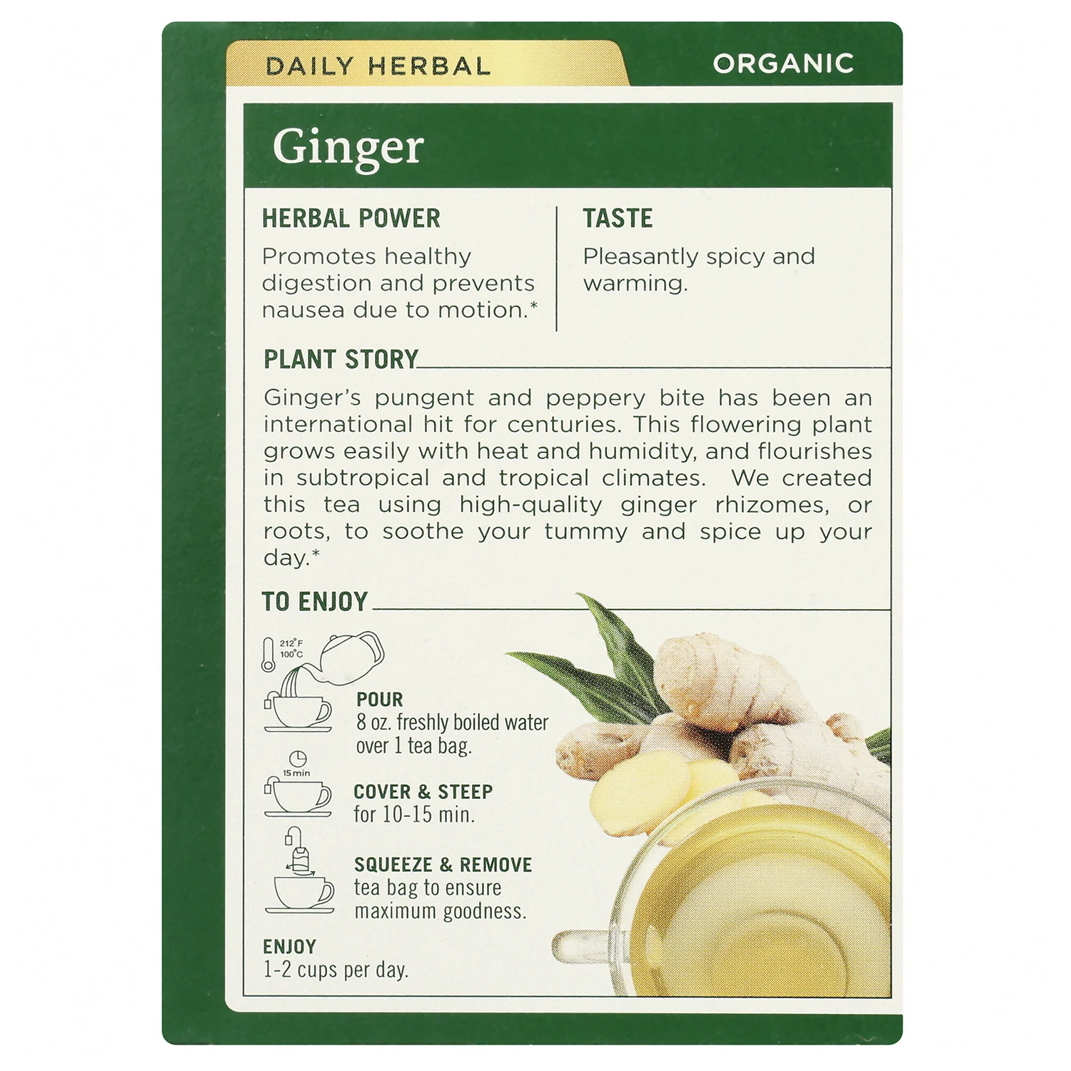 Organic Ginger Tea - Image 3