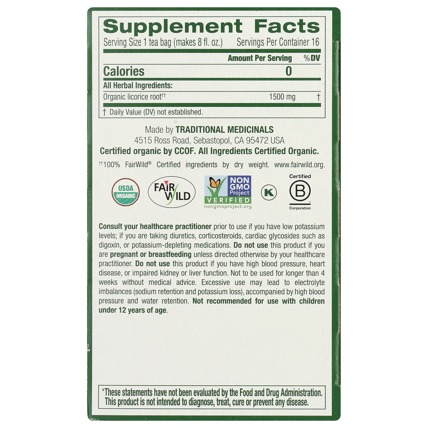 Organic Licorice Root Tea - Image 2