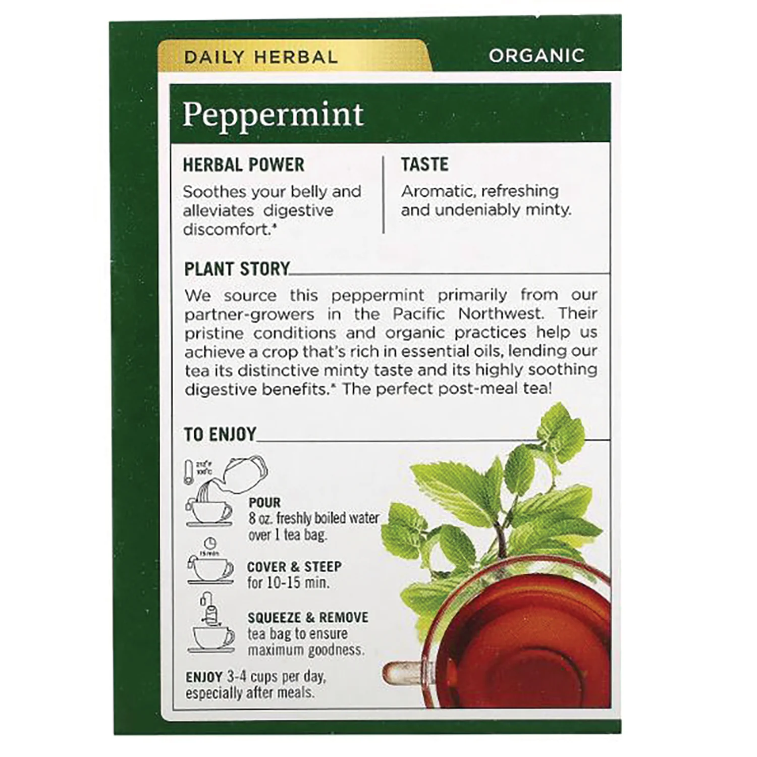 Organic Peppermint Tea - Image 3
