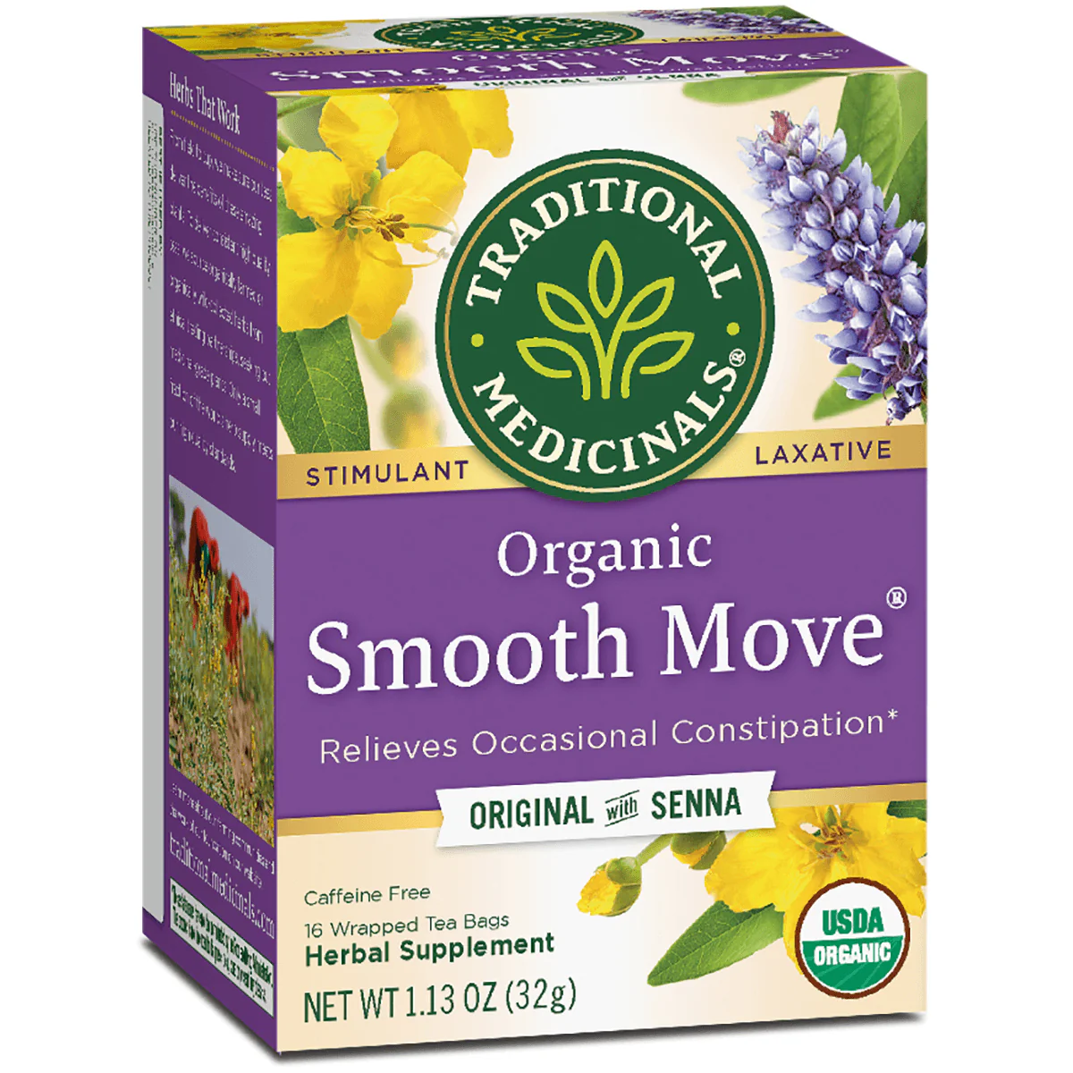 Organic Smooth Move Tea - Original with Senna