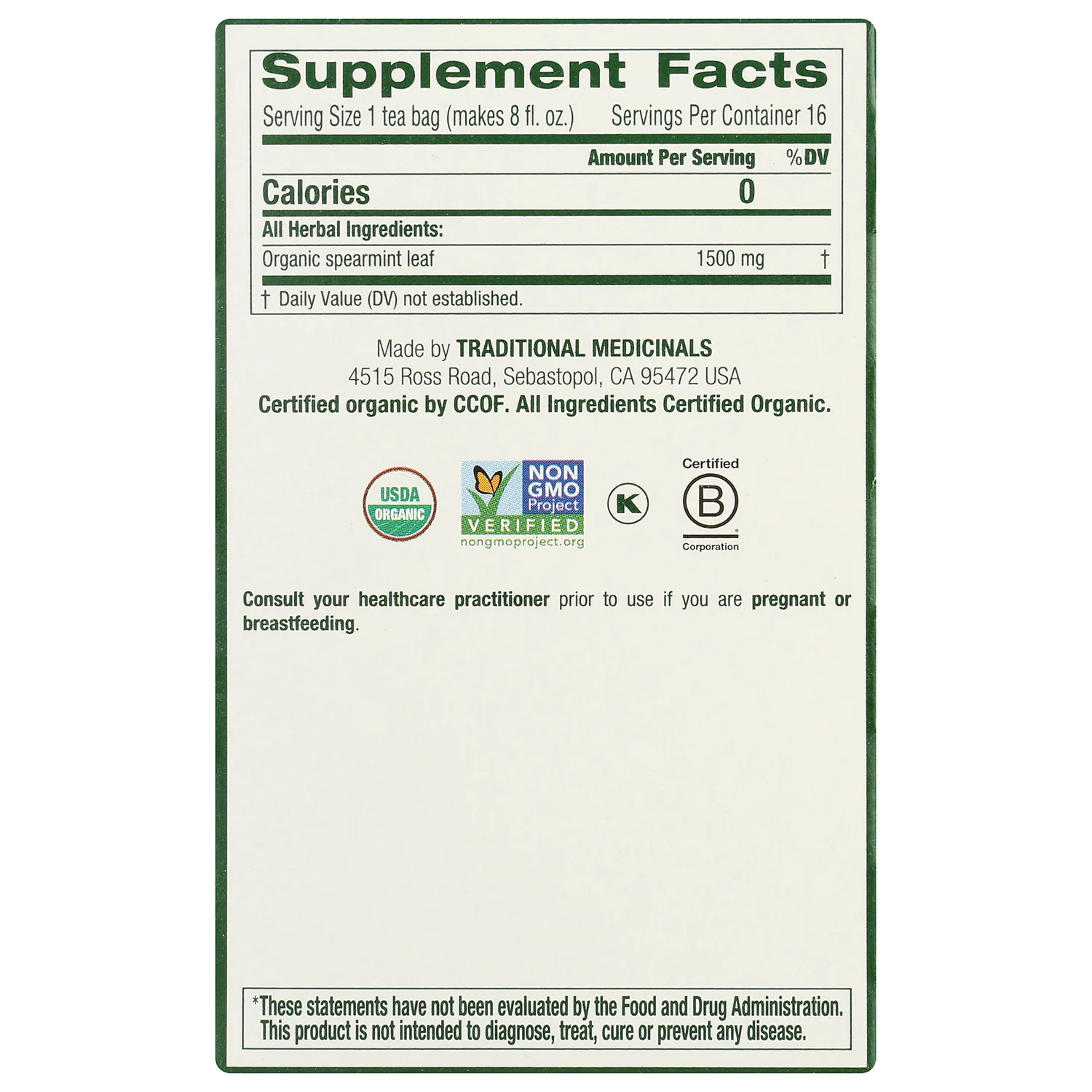 Organic Spearmint Tea - Image 2