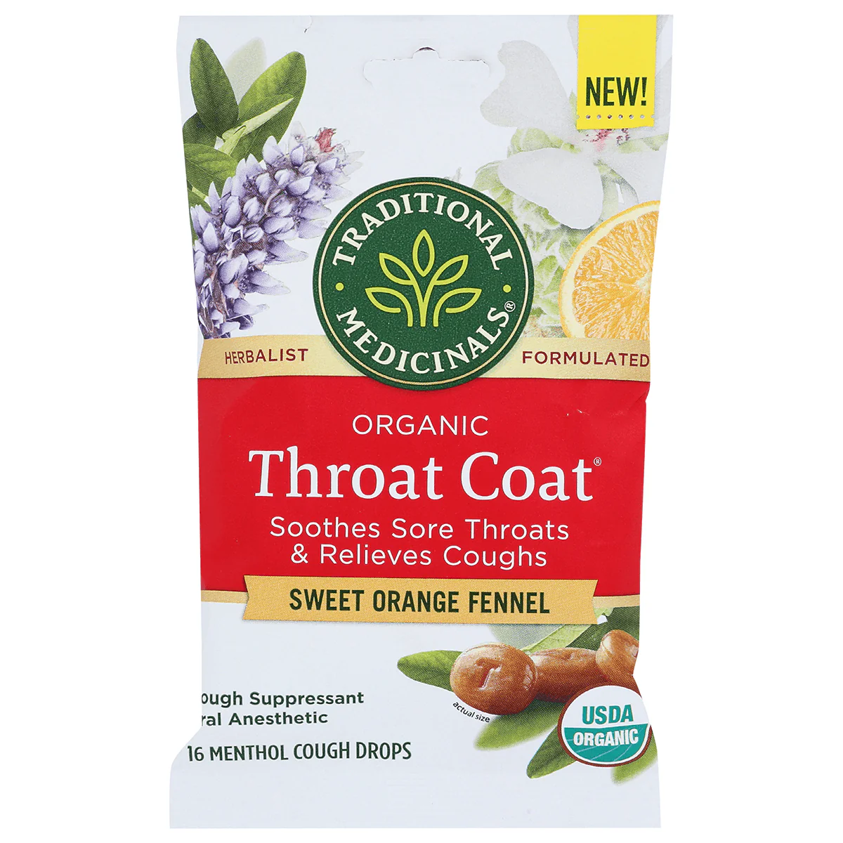 Organic Throat Coat - Sweet Orange Fennel