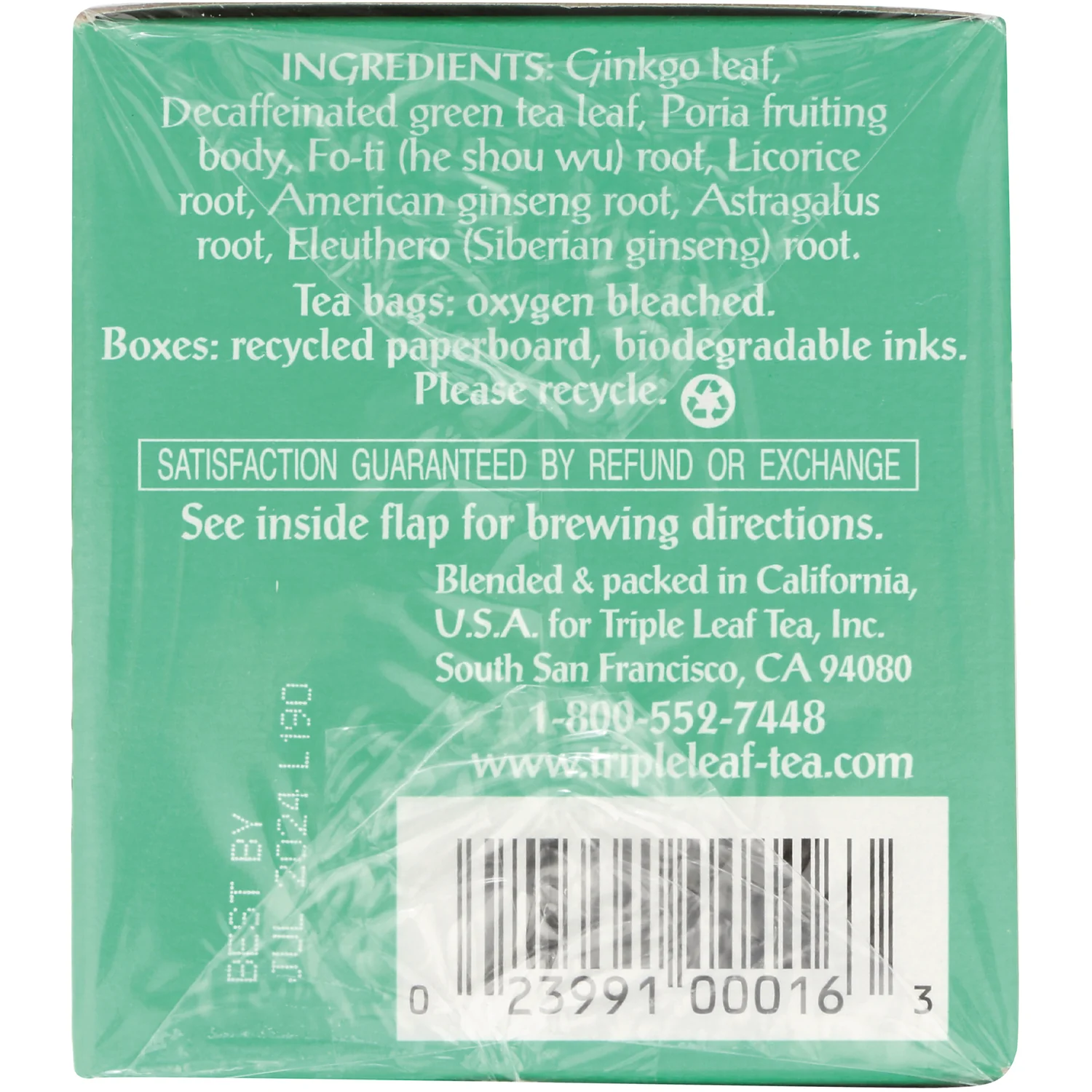 Ginkgo & Decaf Green Tea - Image 2