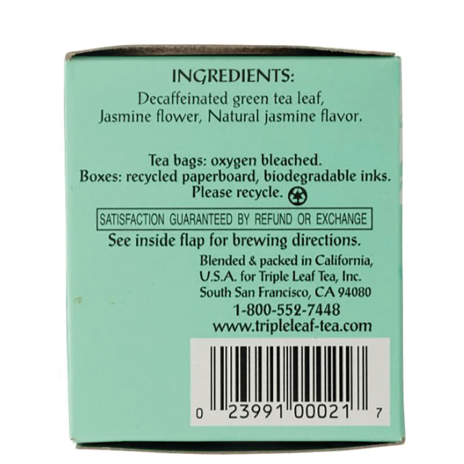 Jasmine Decaf Green Tea - Image 2