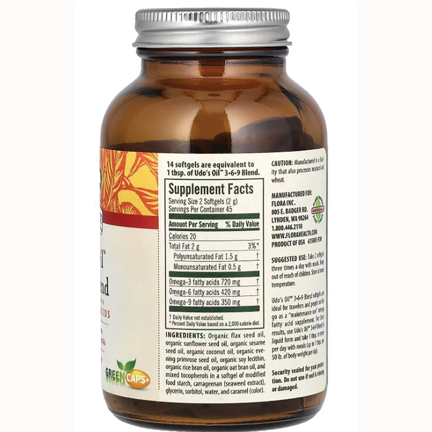 Udo's Choice 3-6-9 Oil Blend - Image 2