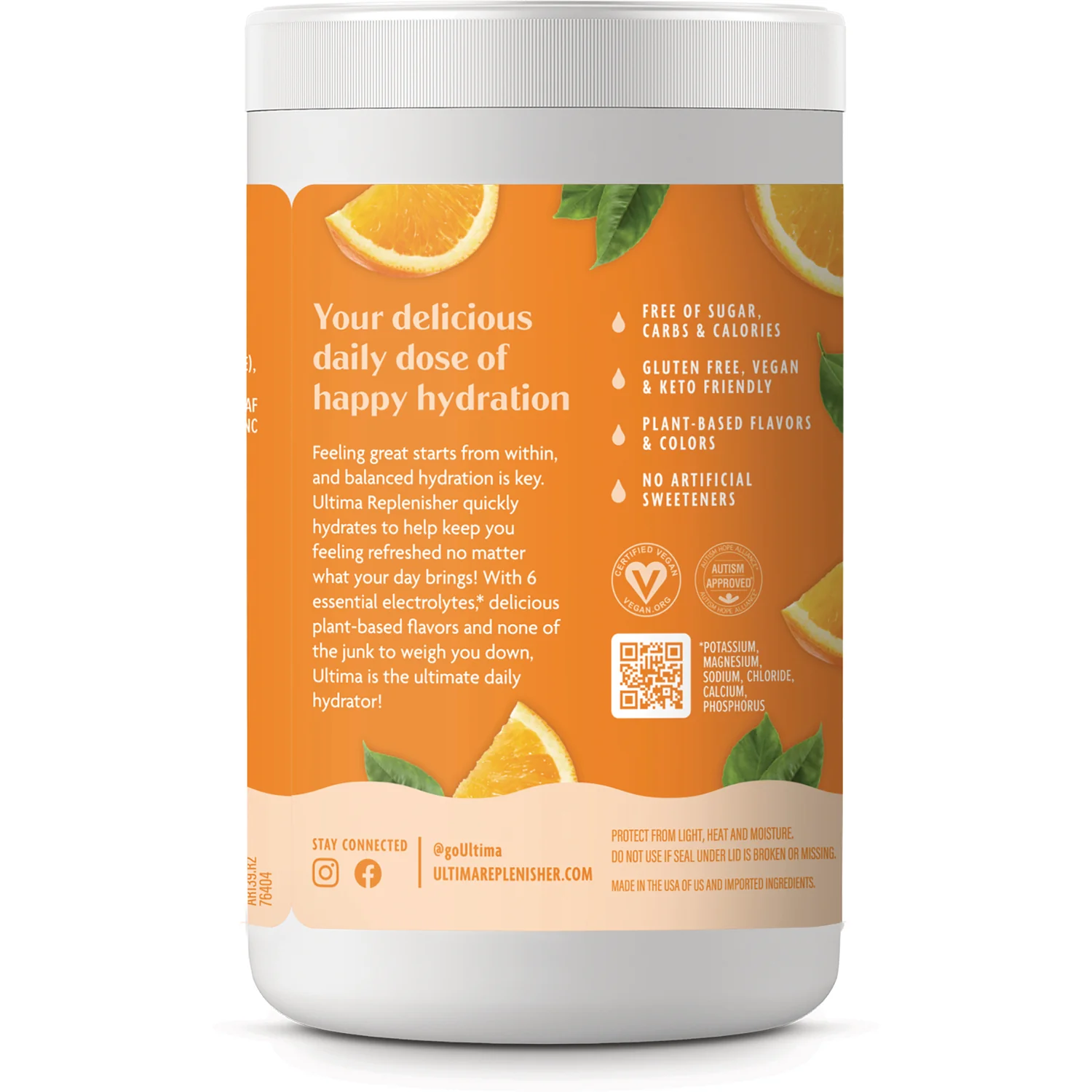 Daily Electrolyte Drink Mix - Orange - Image 3