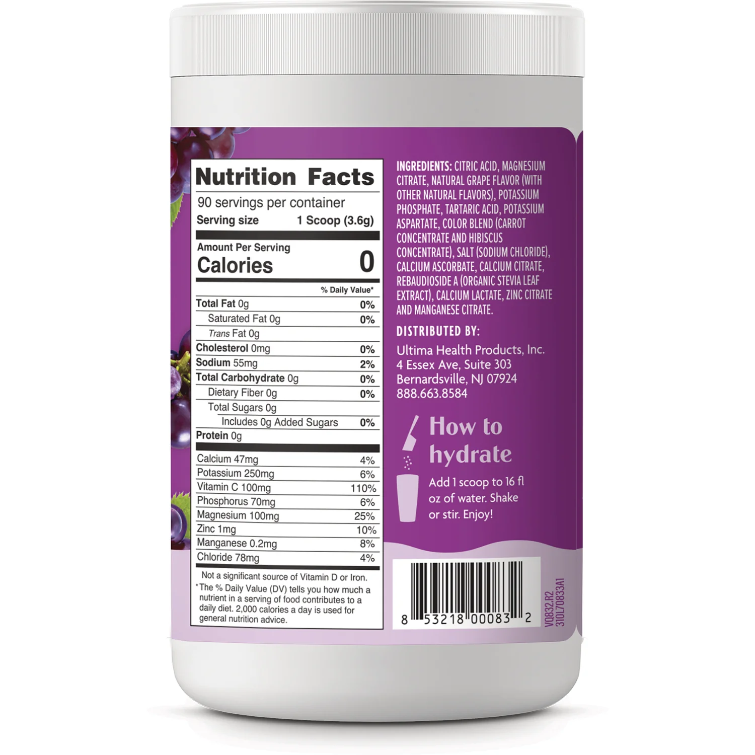 Daily Electrolyte Drink Mix - Grape - Image 2