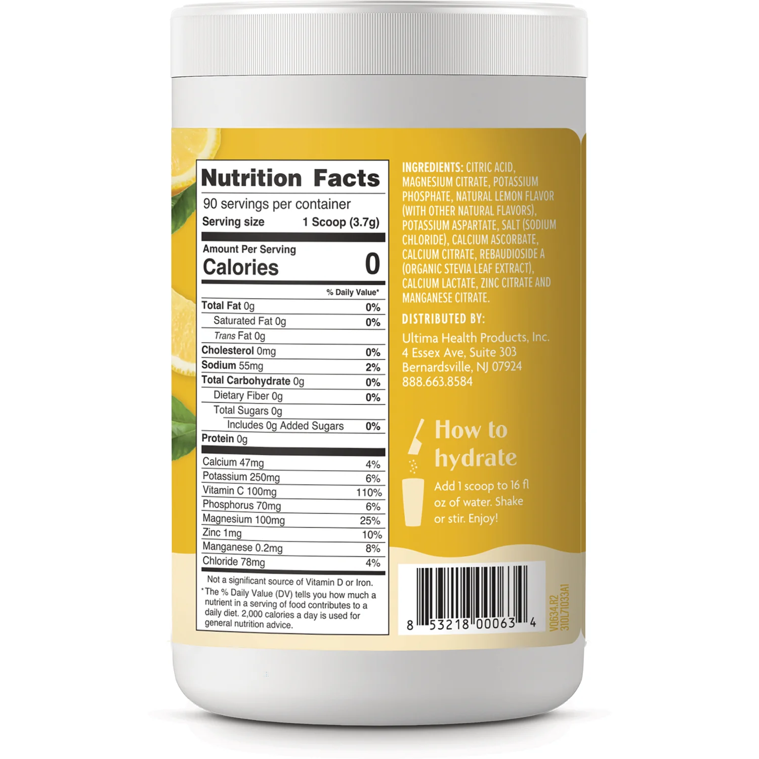 Daily Electrolyte Drink Mix - Lemonade - Image 2