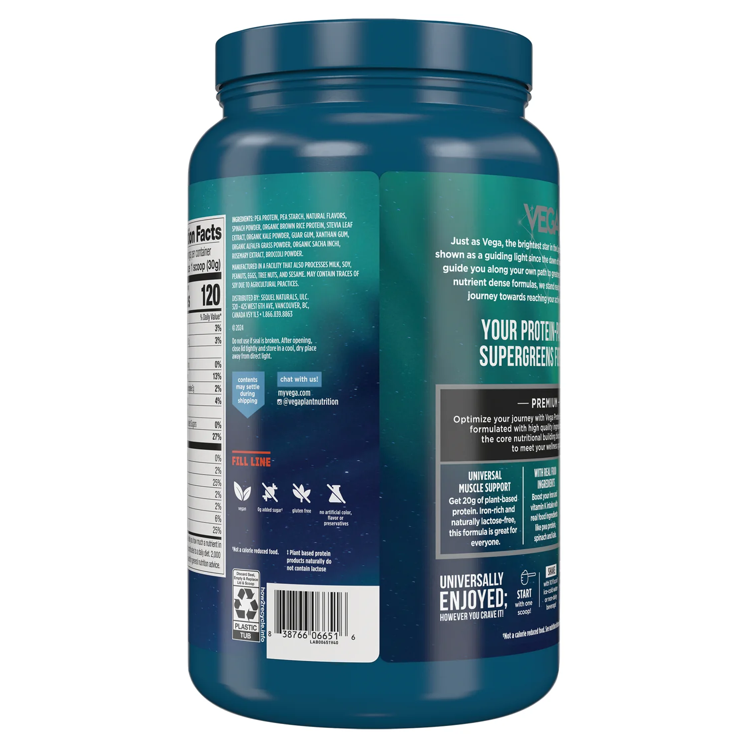 Protein + Supergreens - Creamy Vanilla - Image 3