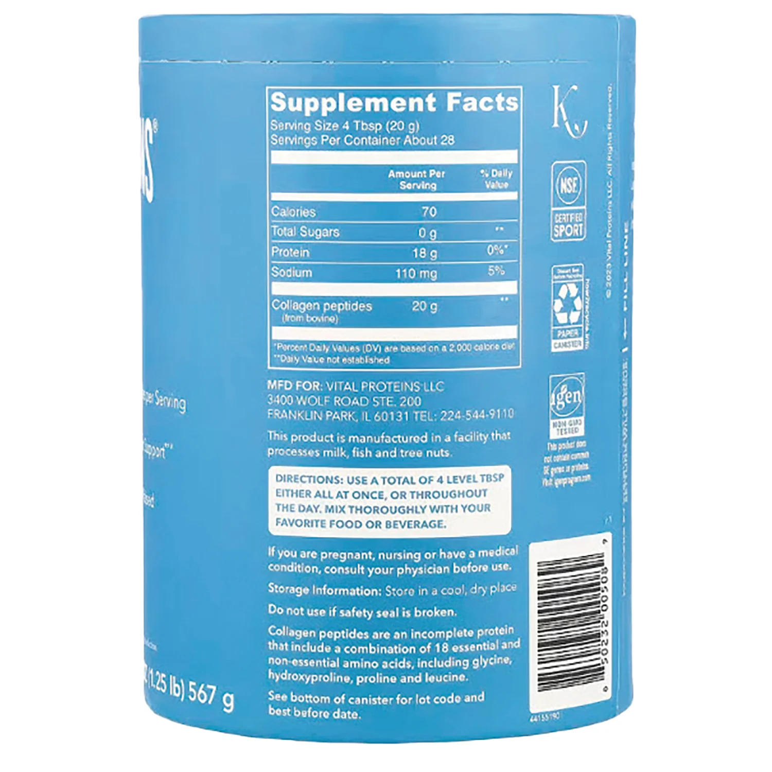 Collagen Peptides - Unflavored - Image 2