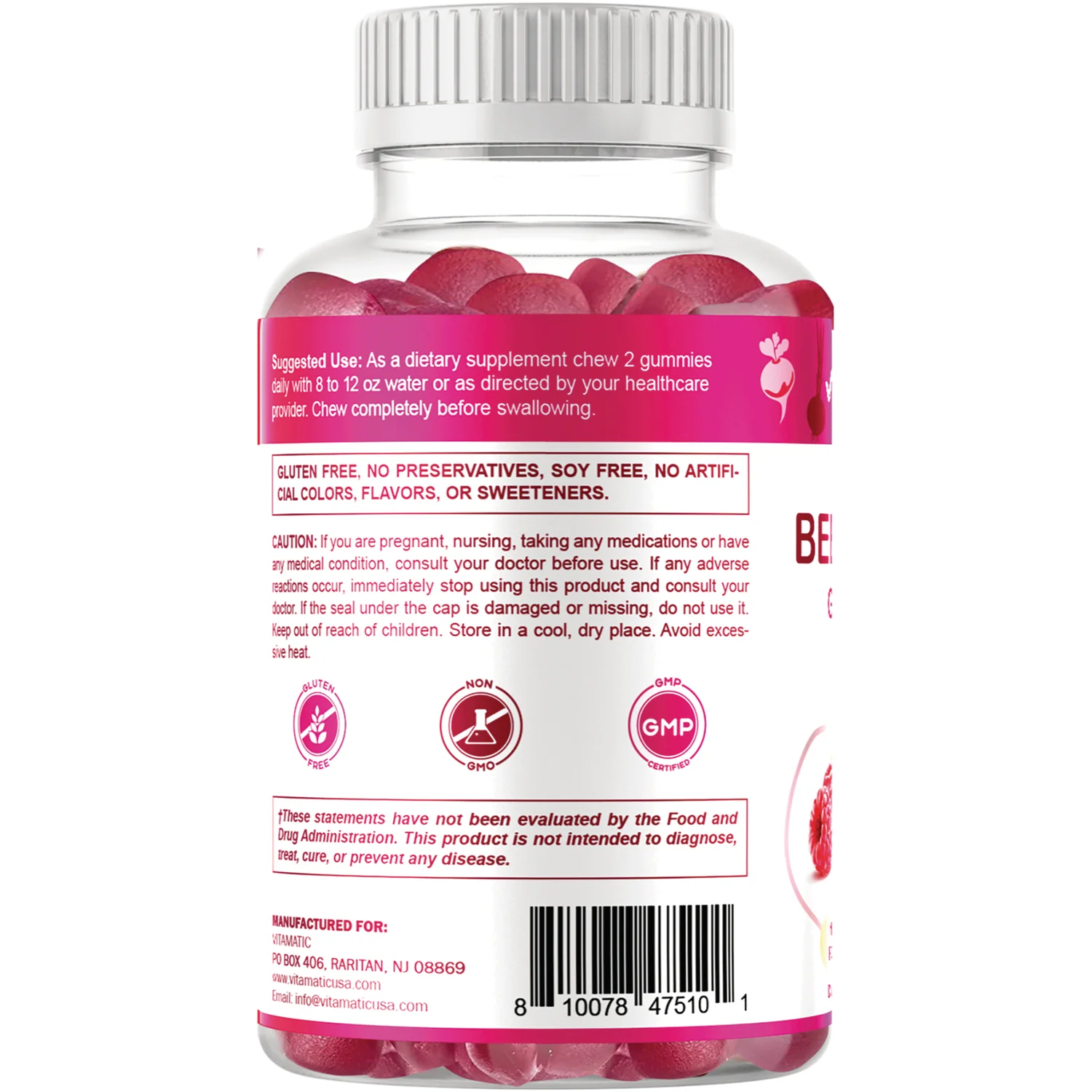 Beet Root + Grape Seed - Raspberry & Pomegranate - Image 3