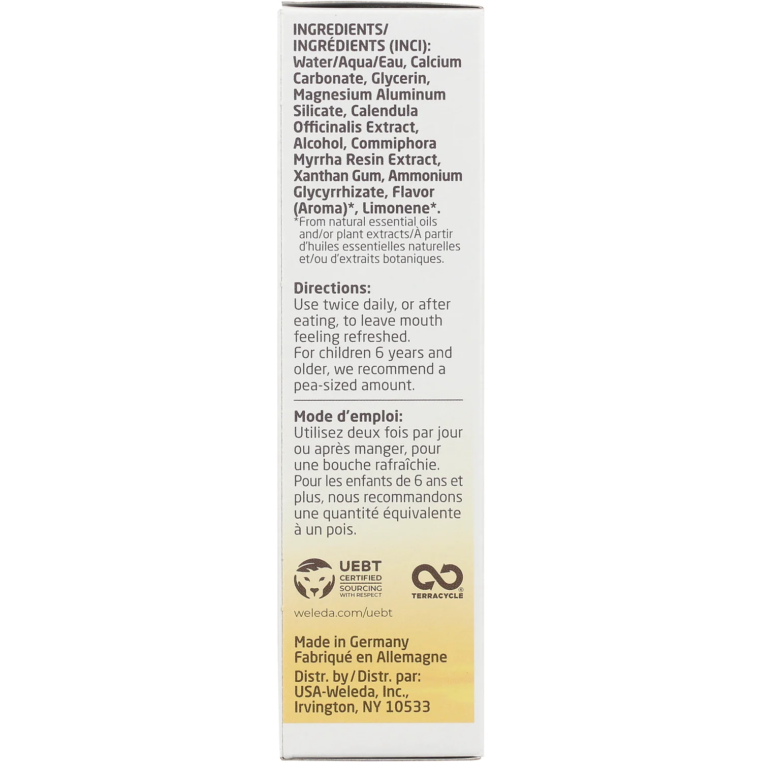 Calendula Toothpaste - Gentle Fennel - Image 2