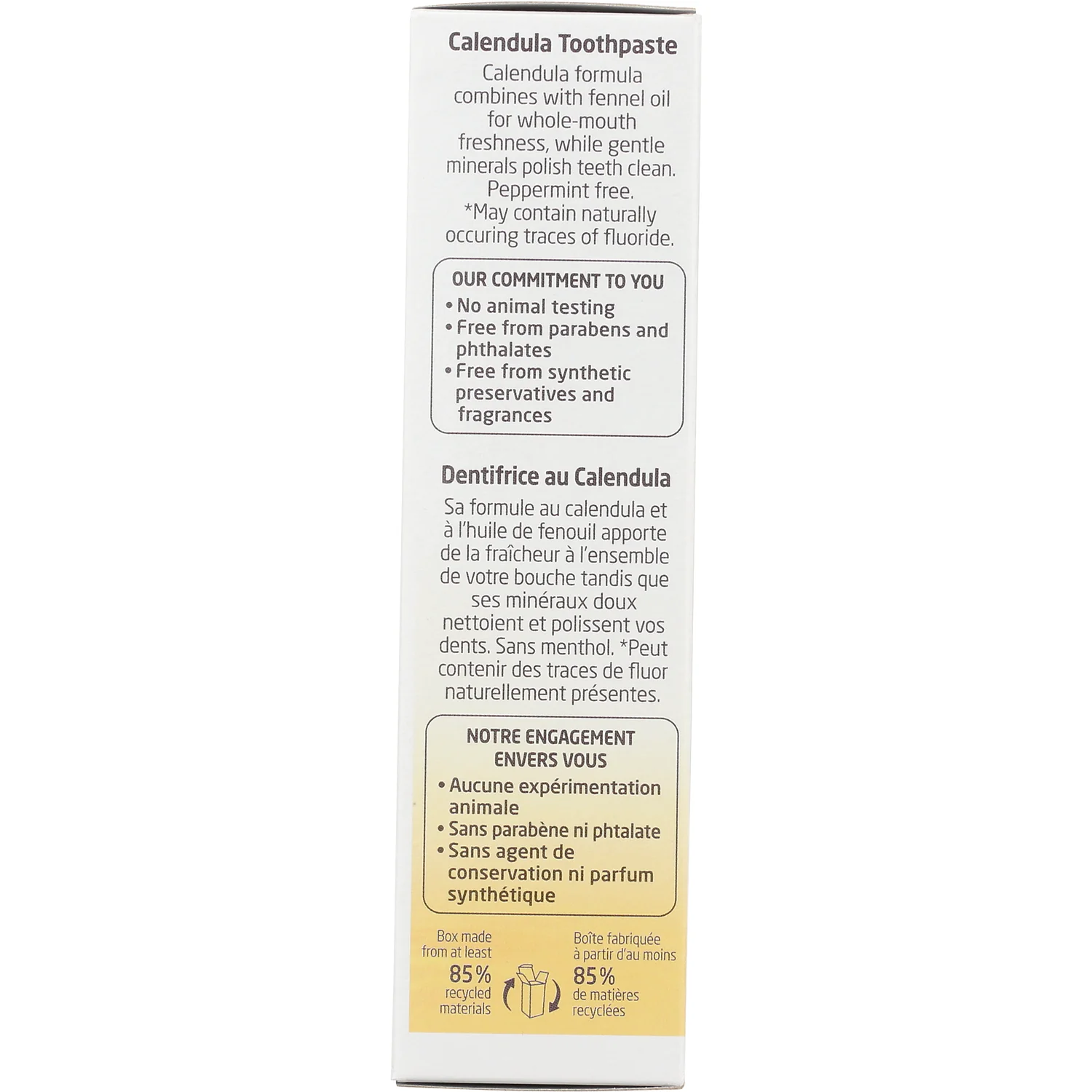 Calendula Toothpaste - Gentle Fennel - Image 3