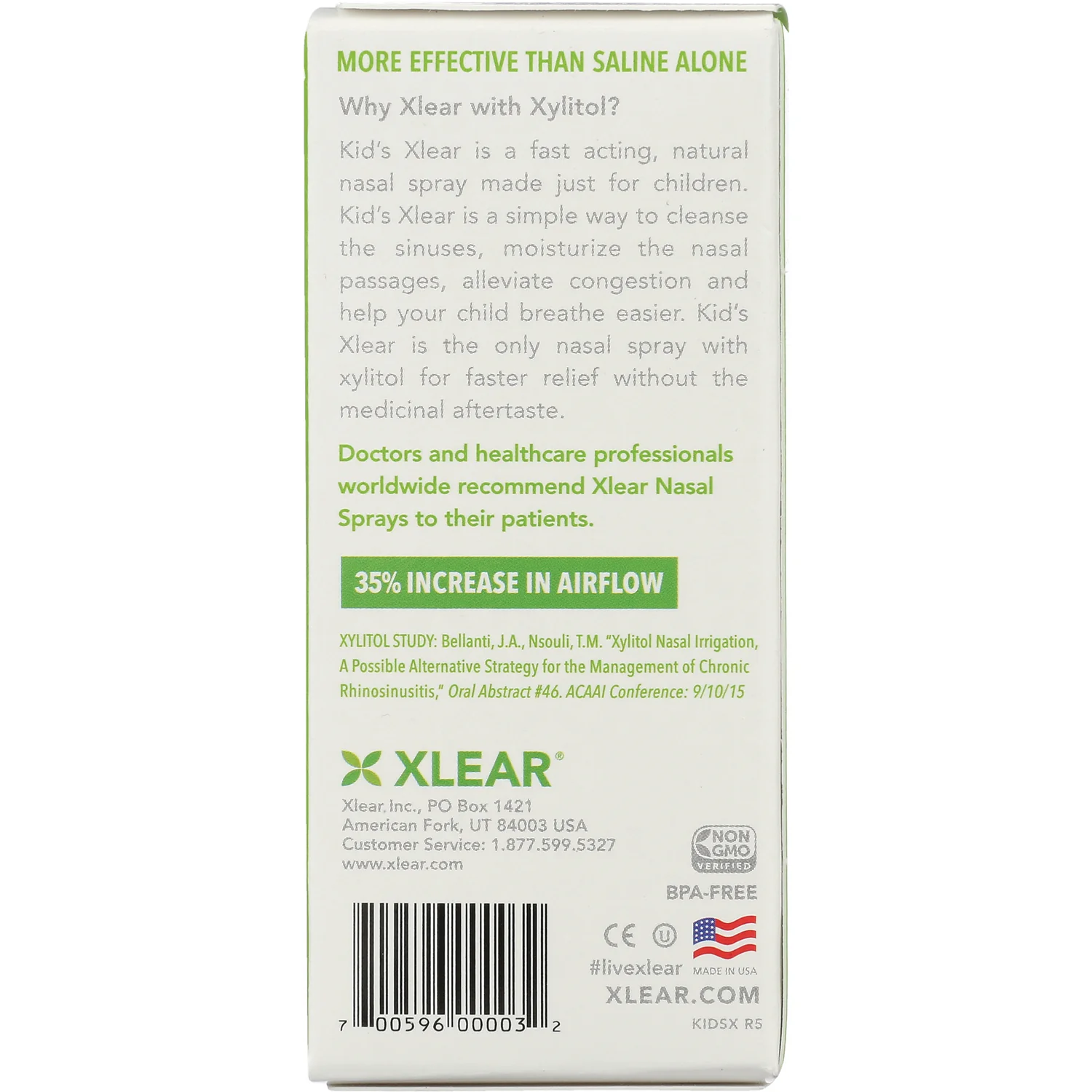 Kid's Natural Saline Nasal Spray with Xylitol - Image 4