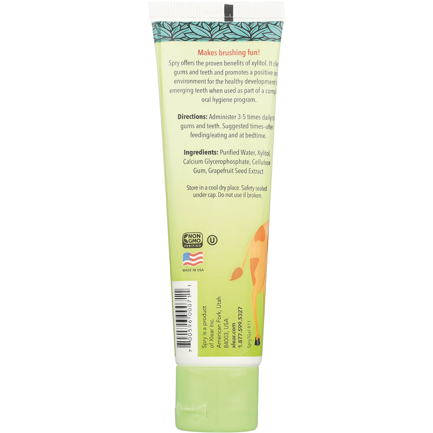 Kids Spry Tooth Gel with Xylitol - Original - Image 2