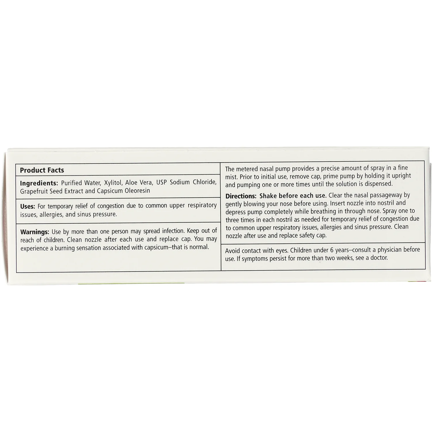 Max Natural Saline Nasal Spray with Xylitol - Image 2