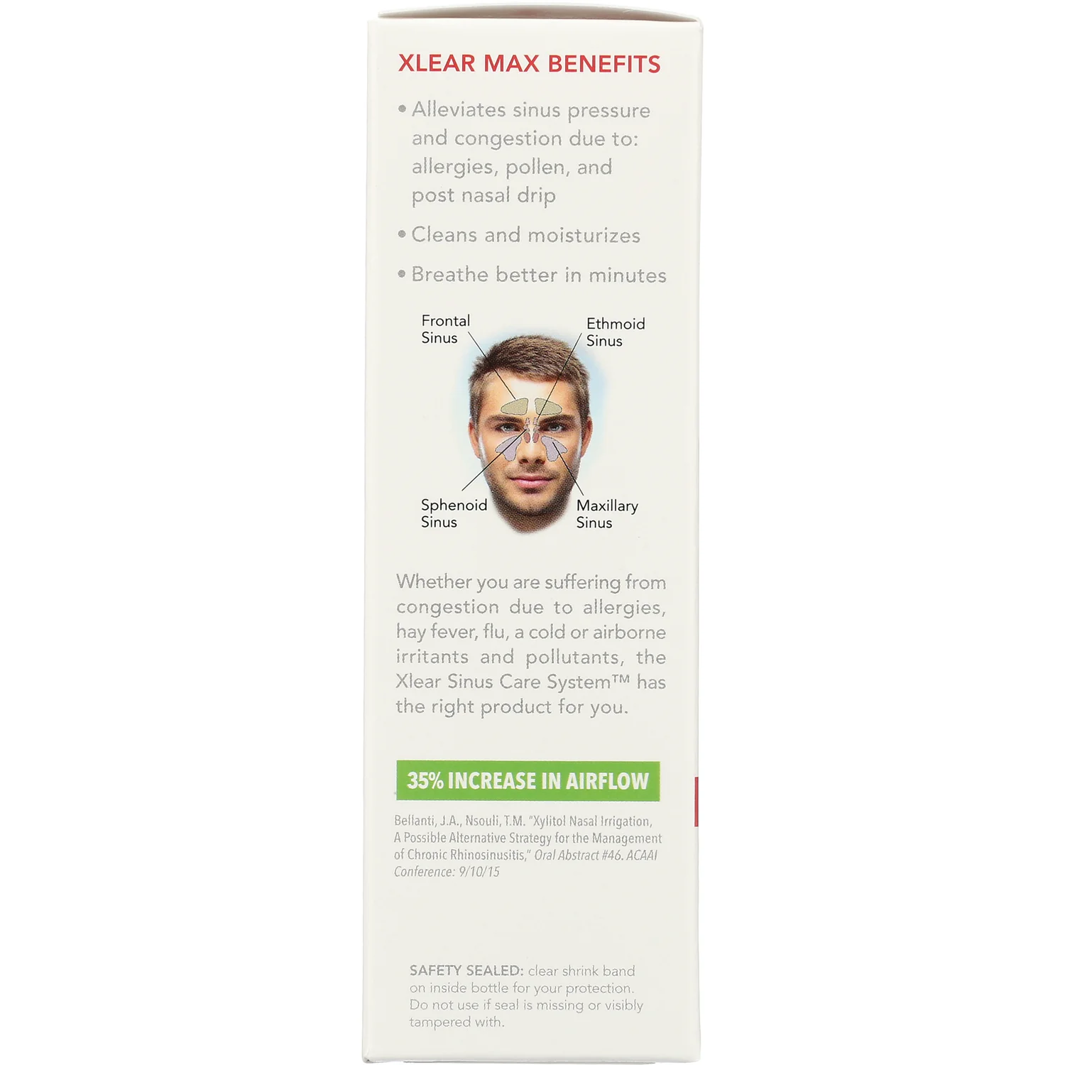 Max Natural Saline Nasal Spray with Xylitol - Image 3