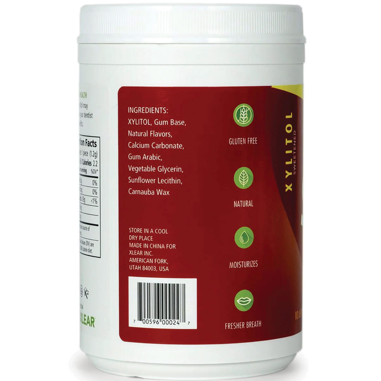 Spry Sugar-Free Gum - Natural Cinnamon - Image 3